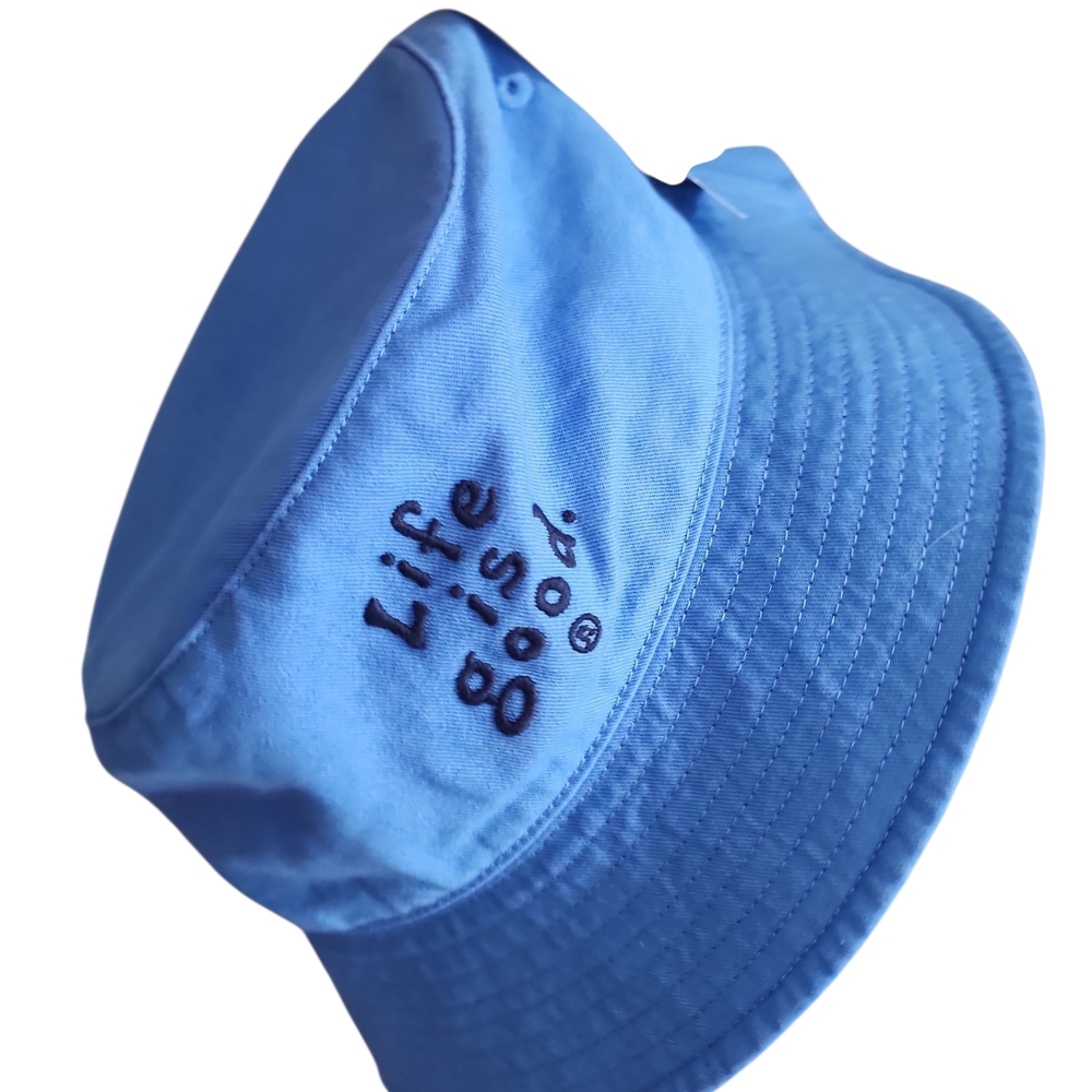 Life is Good - Unisex Vintage Wordmark Stacked Bucket Hat. NWT - Picture 2 of 5
